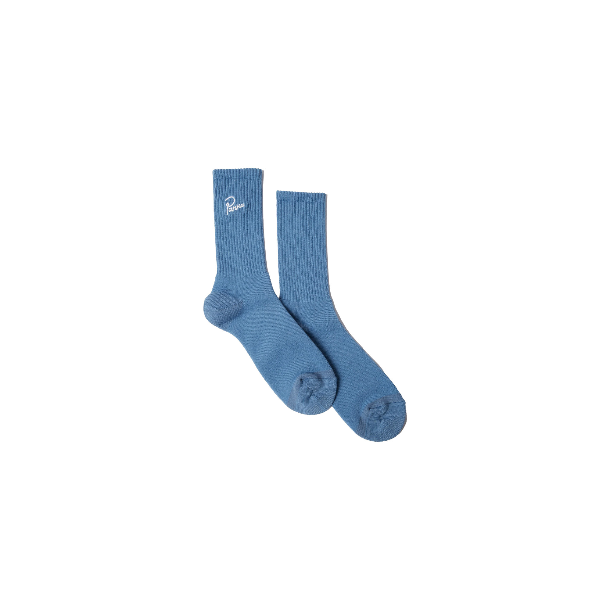 By Parra Signature Crew Socks Blue