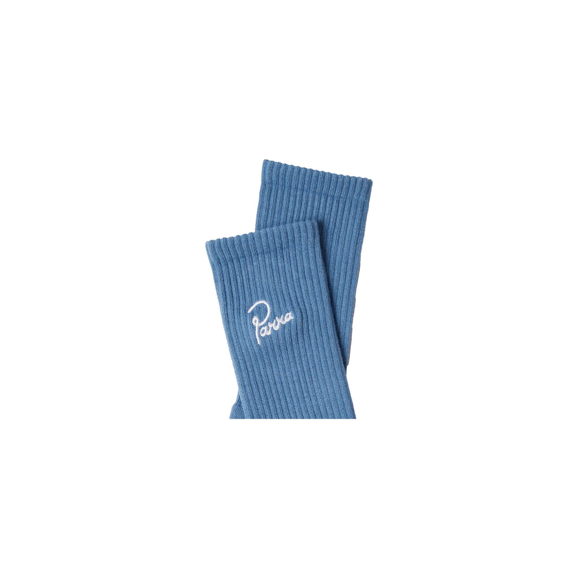 By Parra Signature Crew Socks Blue