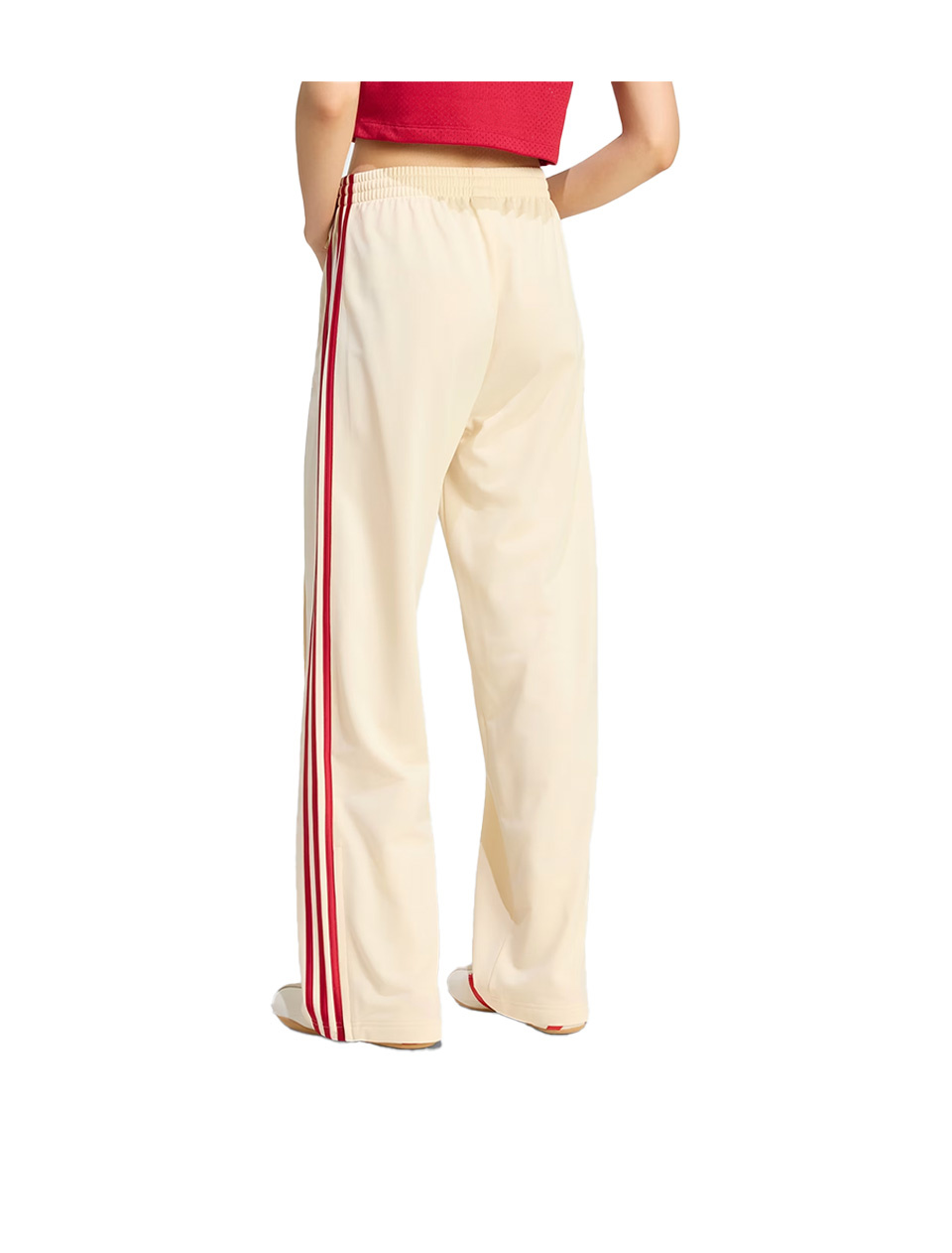 Adidas Firebird Loose Training Pants Warm Vanilla Team Victory Red