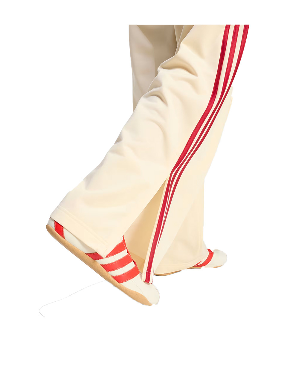 Adidas Firebird Loose Training Pants Warm Vanilla Team Victory Red