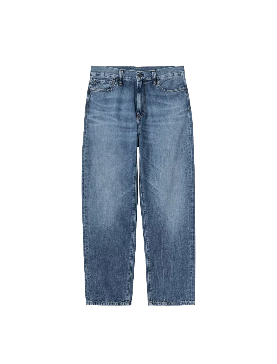 Carhartt WIP Aaron Pant Denim Blue Marble Used Wash