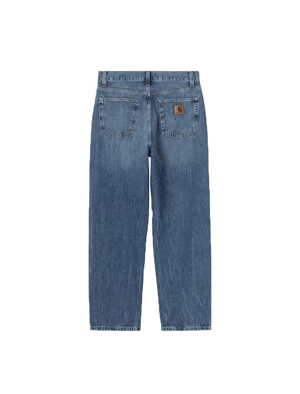 Carhartt WIP Aaron Pant Denim Blue Marble Used Wash