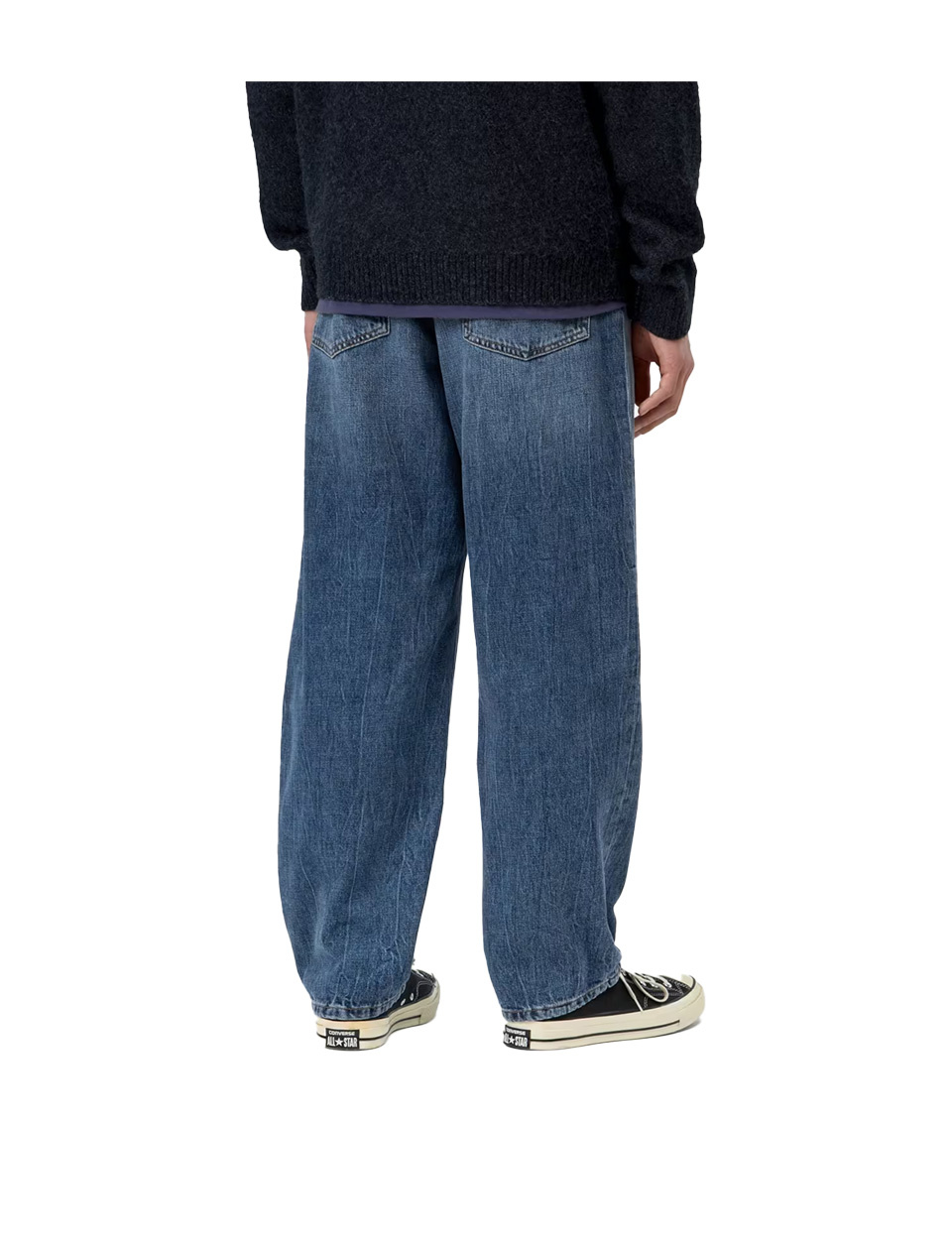 Carhartt WIP Aaron Pant Denim Blue Marble Used Wash