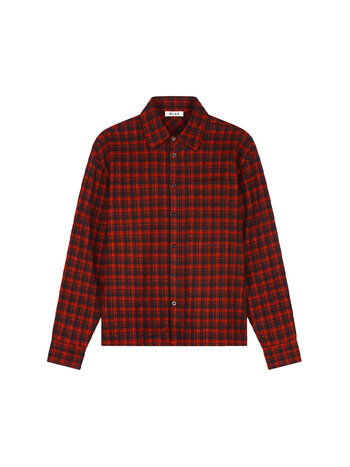 OLAF Flannel Boxy Shirt Black Adrenaline Rush