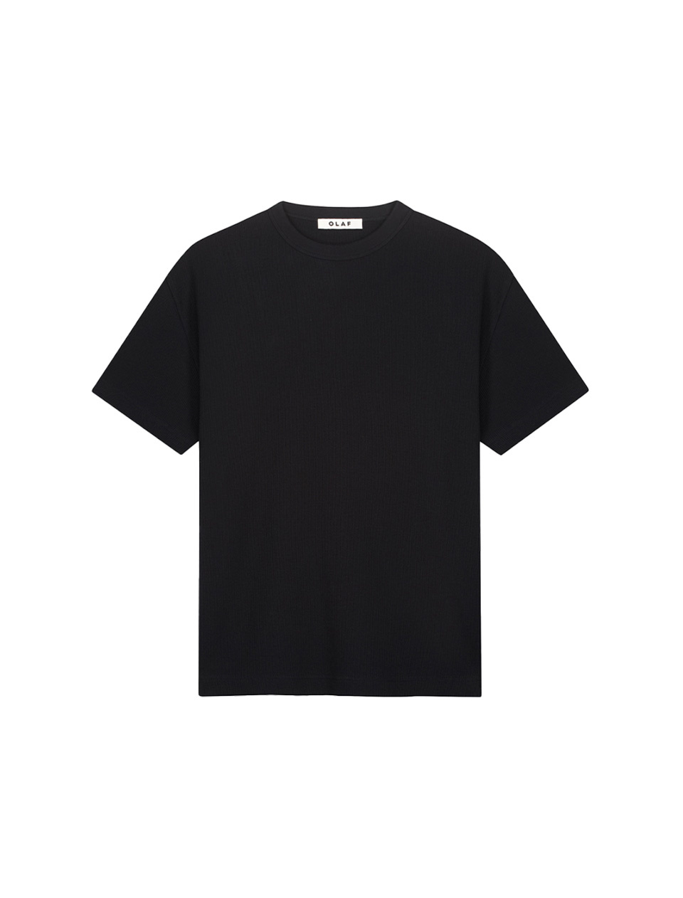 OLAF Waffle Tee Black