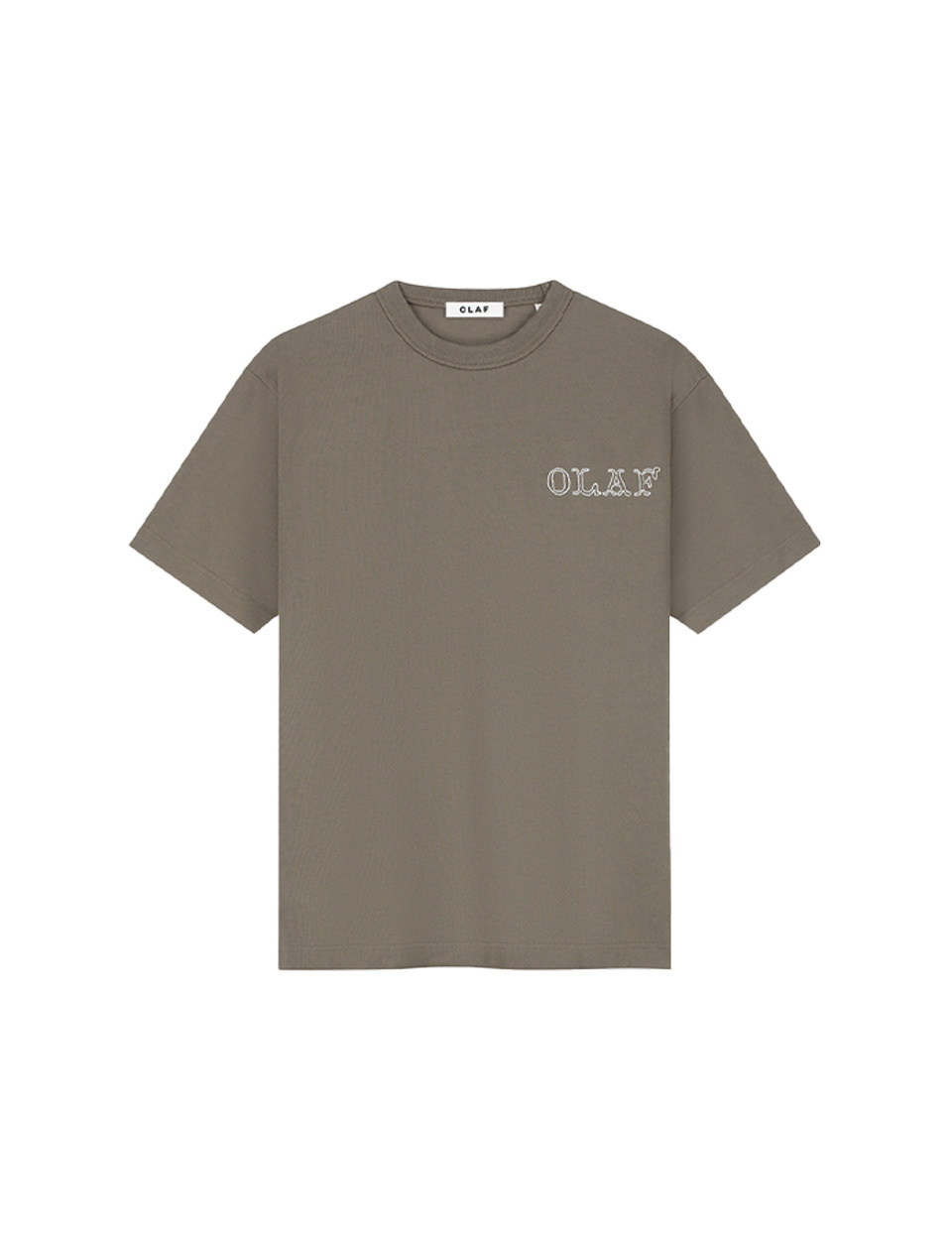 OLAF Western Logo Tee Chocolate Chip