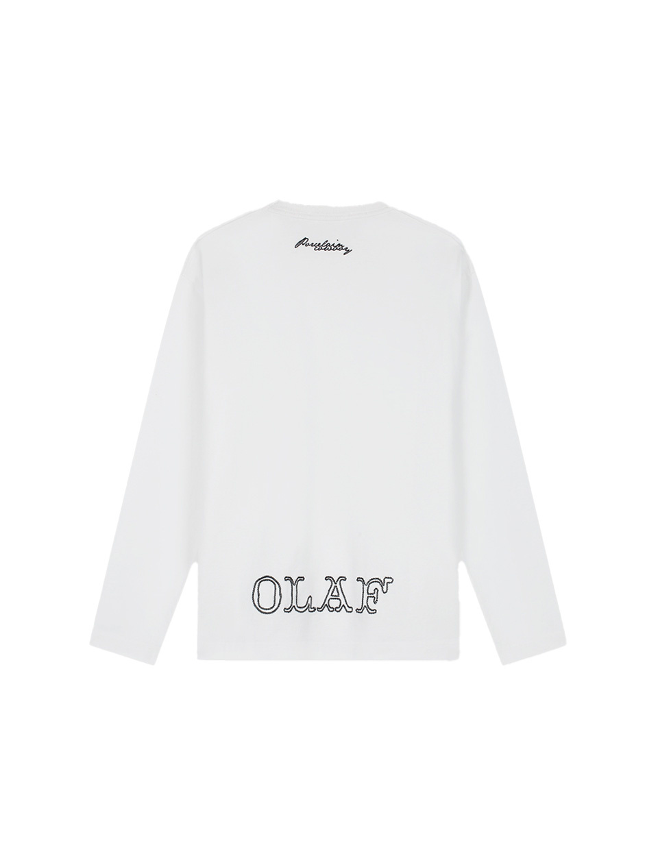 OLAF Western Logo LS Tee Optical White