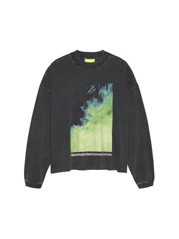 New Amsterdam Surf Association Heat Wave Longsleeve Caviar
