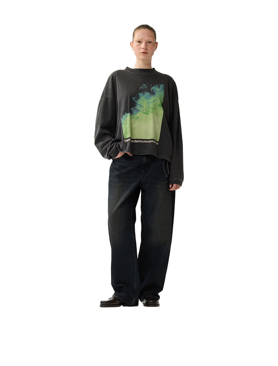 New Amsterdam Surf Association Heat Wave Longsleeve Caviar