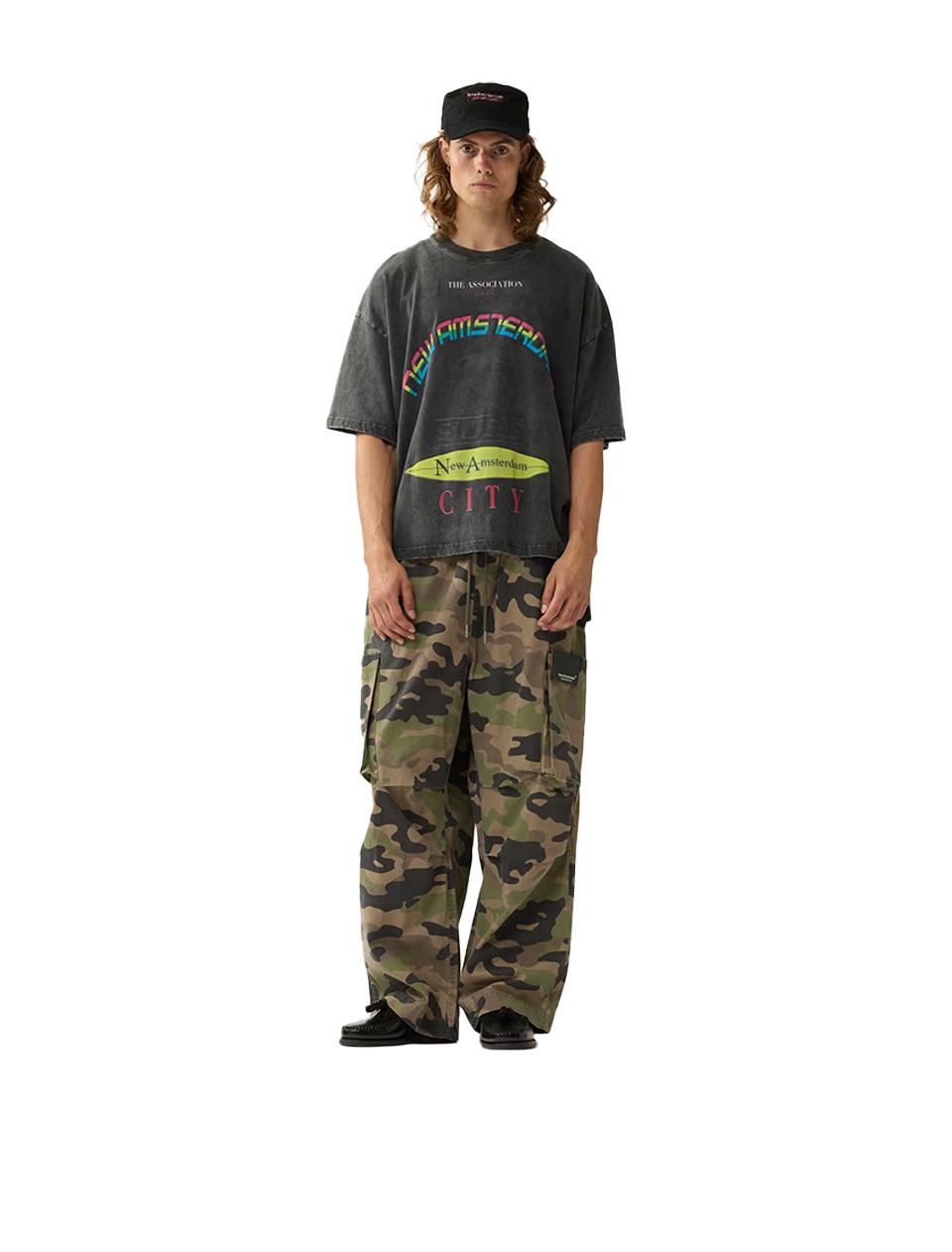 New Amsterdam Surf Association Announcement Tee Black