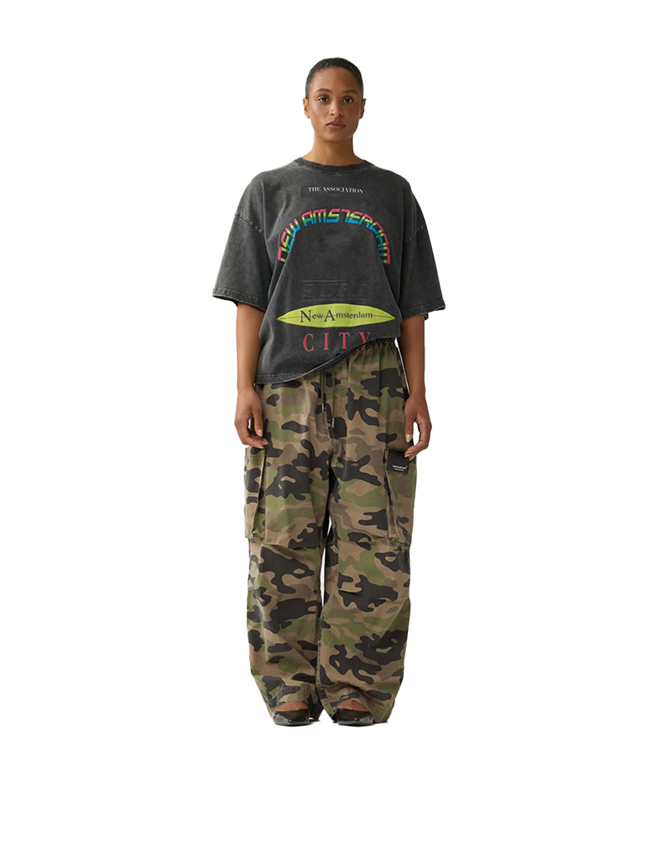 New Amsterdam Surf Association Announcement Tee Black