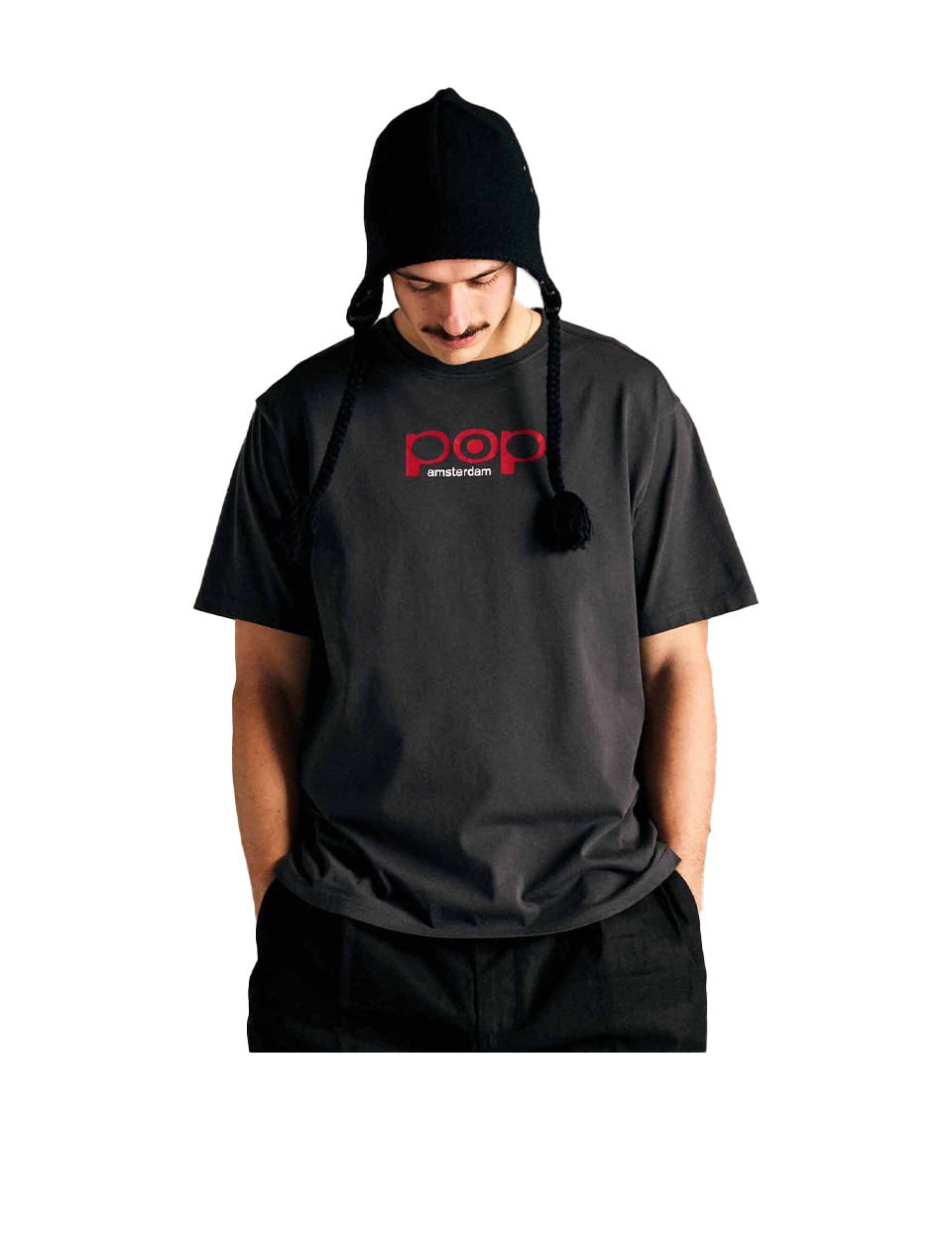 POP Trading Company Piggy T-Shirt Anthracite