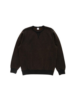 POP Trading Company Fish Eye Crewneck Sweat Washed Black