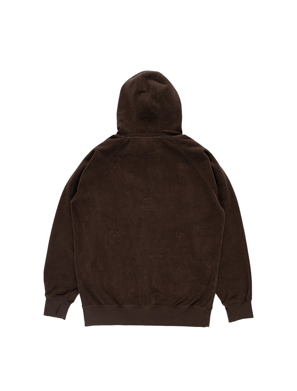 POP Trading Company Outlined Logo Hooded Terry Sweat Delicioso