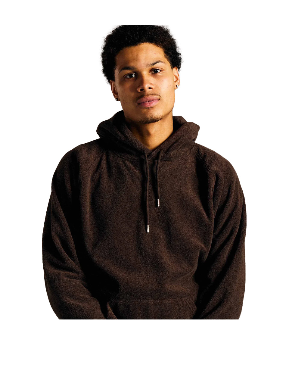 POP Trading Company Outlined Logo Hooded Terry Sweat Delicioso