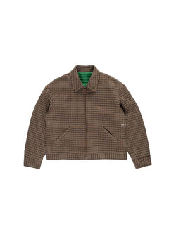 POP Trading Company Harrington Jacket Houndstooth