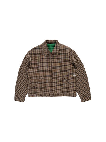 POP Trading Company Harrington Jacket Houndstooth