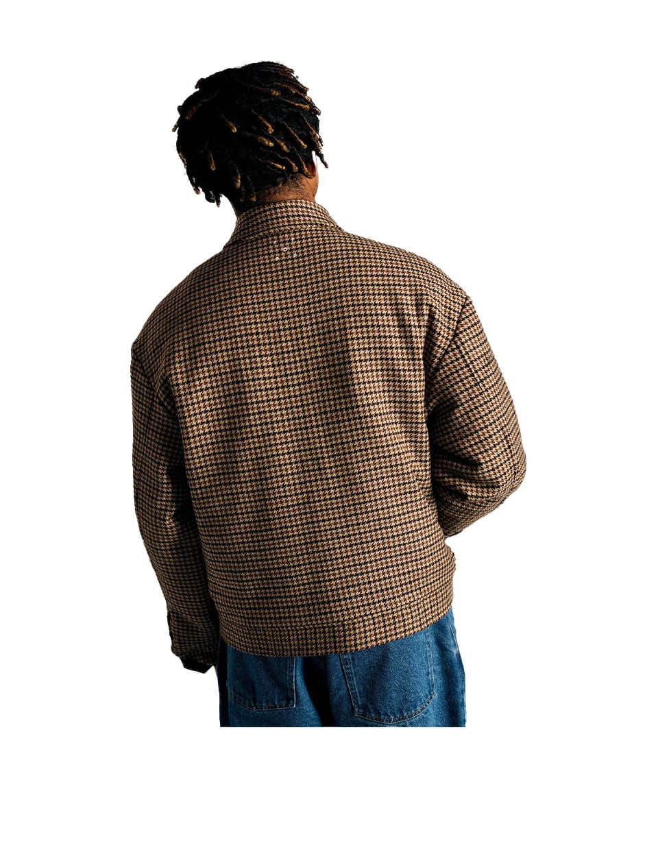 POP Trading Company Harrington Jacket Houndstooth