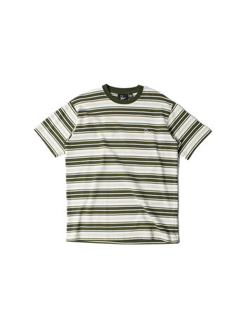 By Parra Signature Striped T-Shirt Green