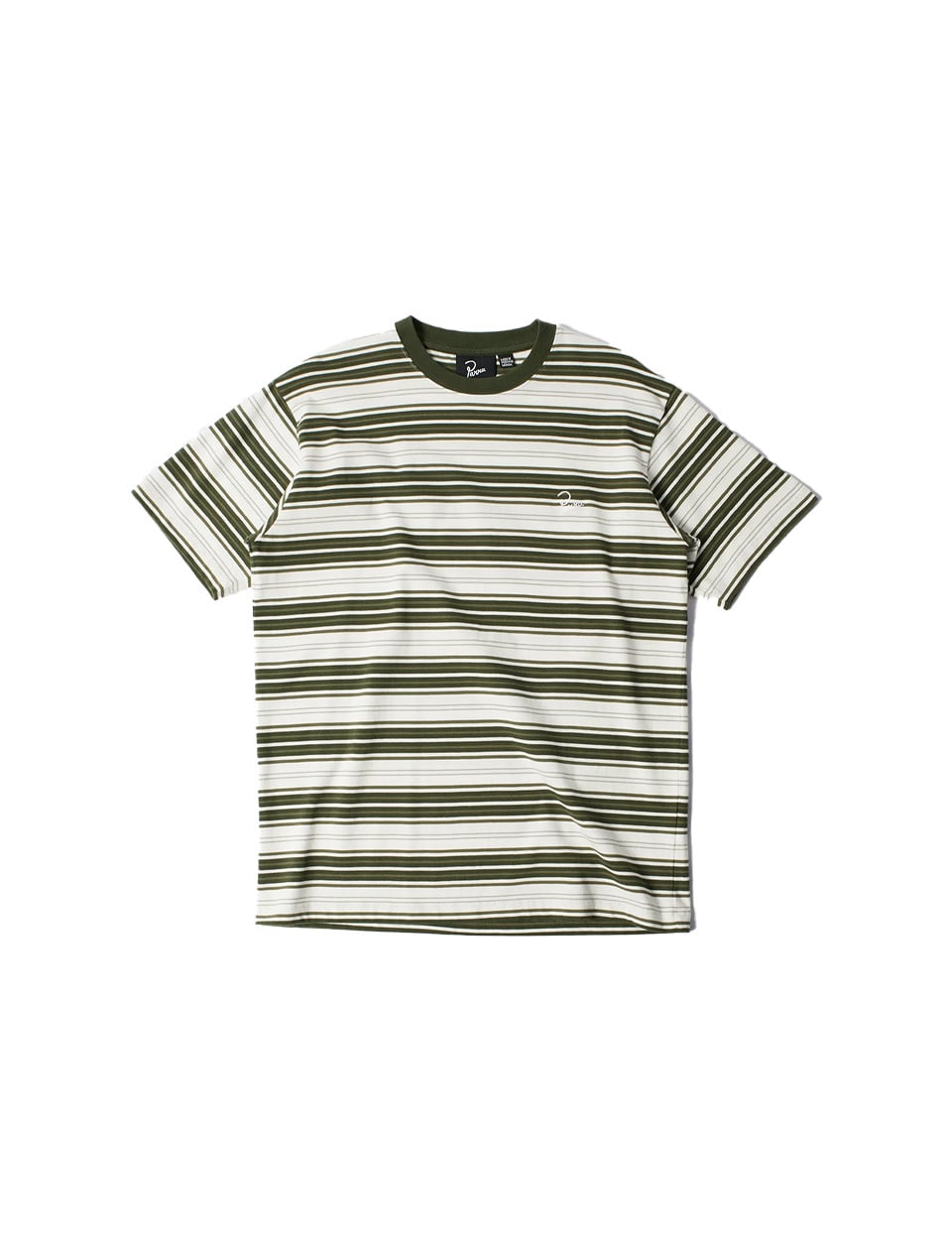 By Parra Signature Striped T-Shirt Green