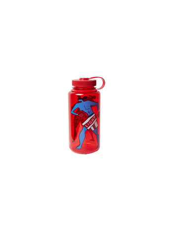 By Parra Water Slapped Nalgene Bottle Red