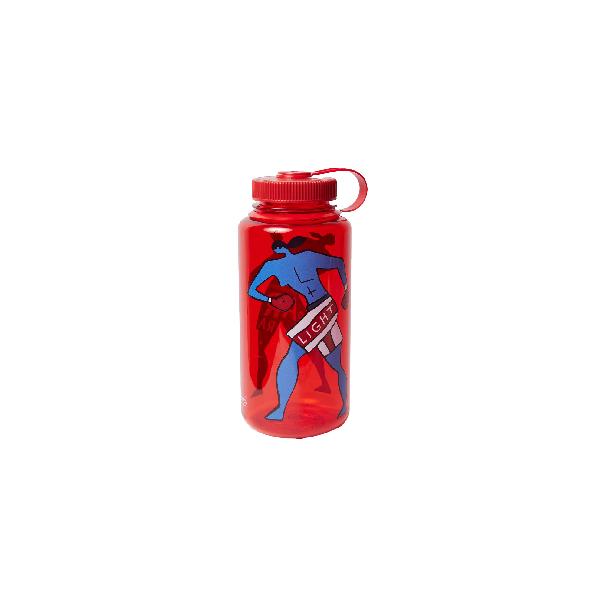 By Parra Water Slapped Nalgene Bottle Red