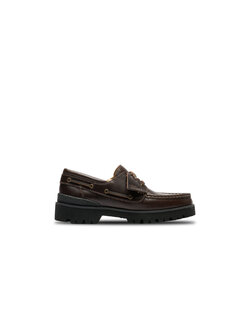 Clarks Originals Yukoner Boat Black Brown Leather