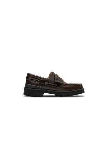 Clarks Originals Yukoner Boat Black Brown Leather