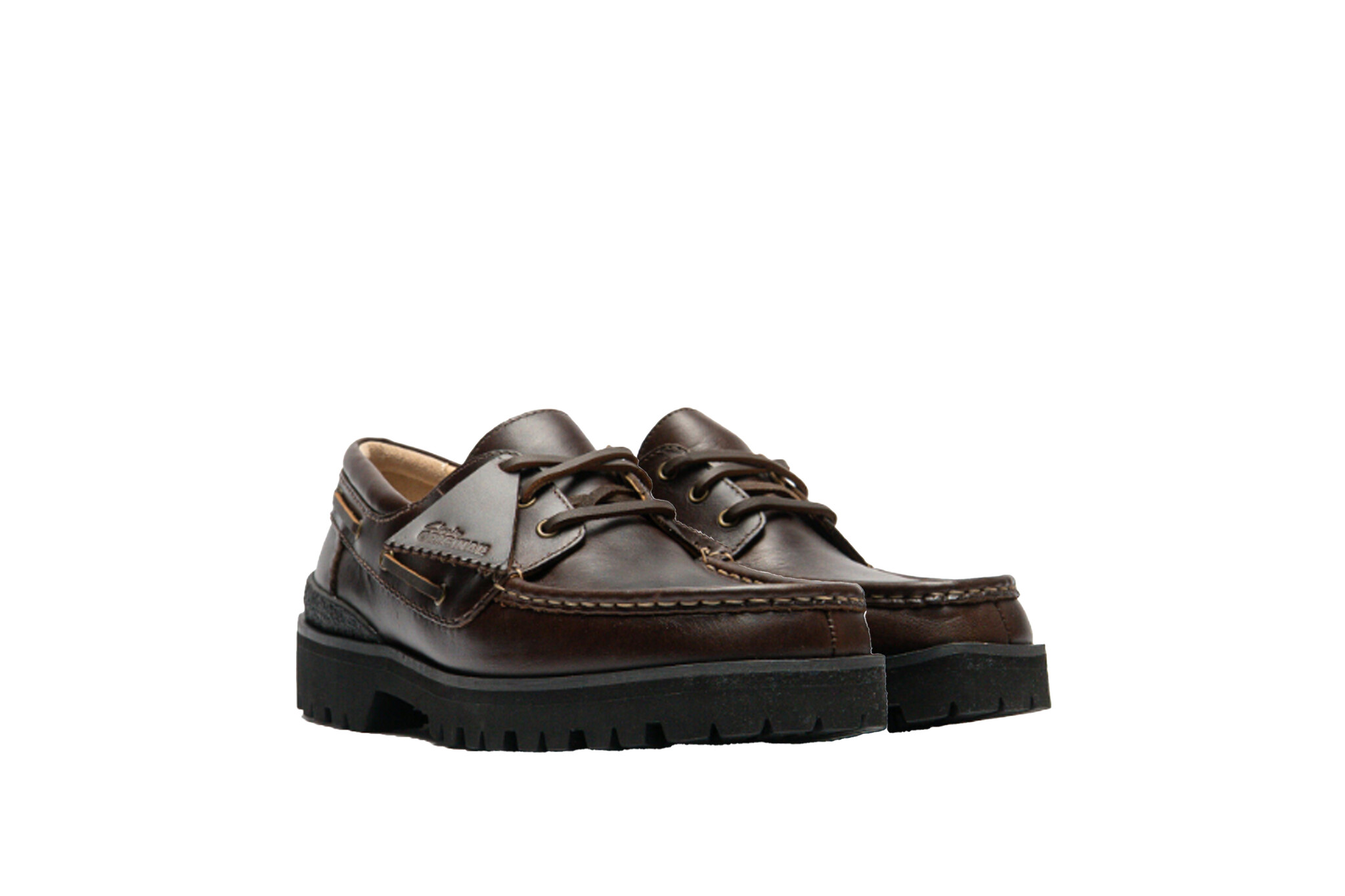 Clarks Originals Yukoner Boat Black Brown Leather