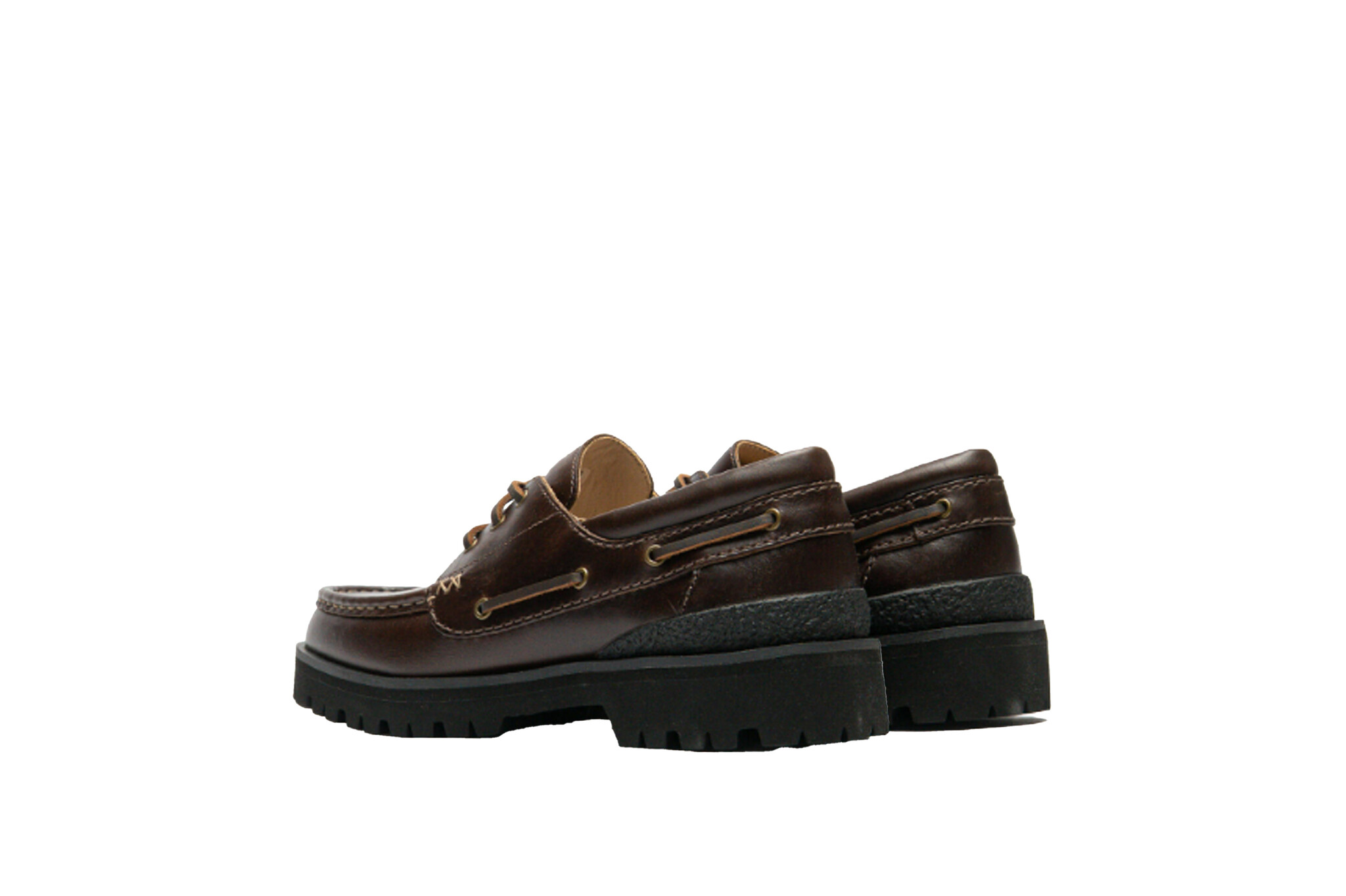 Clarks Originals Yukoner Boat Black Brown Leather