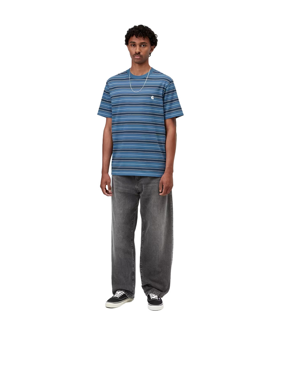 Carhartt WIP Landon Pant Black Marble Used Wash