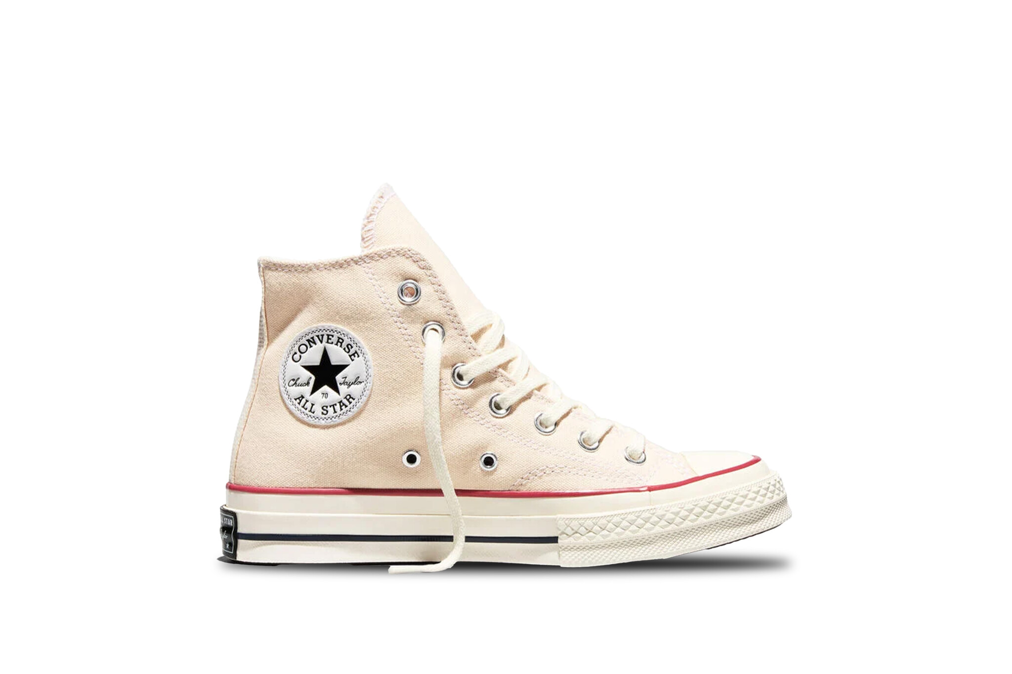 Converse Chuck Taylor 70 Hi Canvas Parchment Garnet Egret