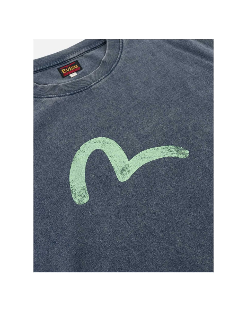 Evisu Vintage Seagull S/S Tee Dark Navy