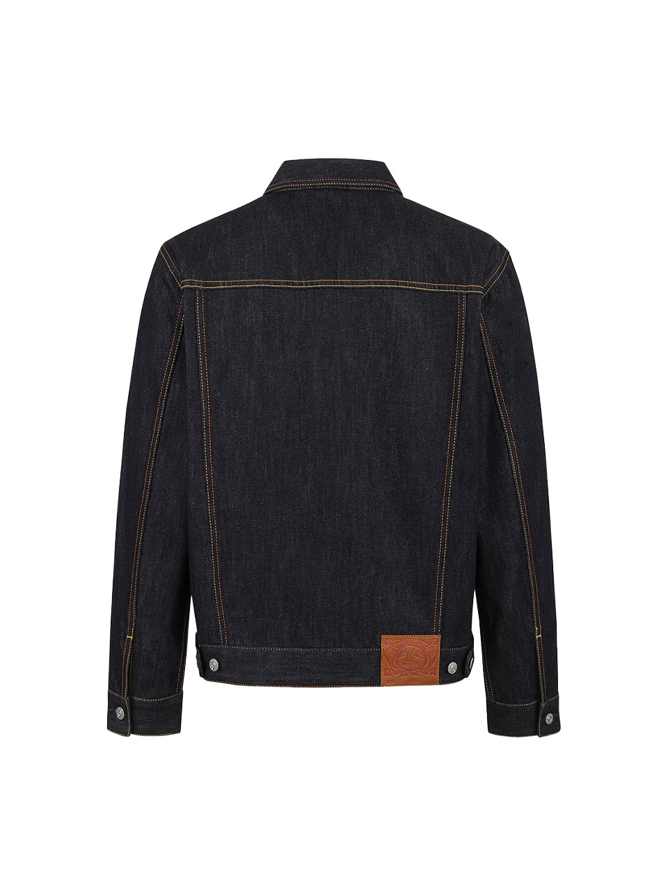 Evisu Ecru Seagull Print Relax Fit Denim Jacket