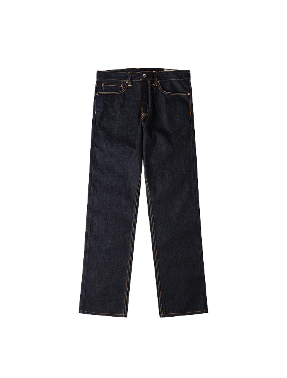 Evisu White Seagull Print Pockets Regular Fit Jeans