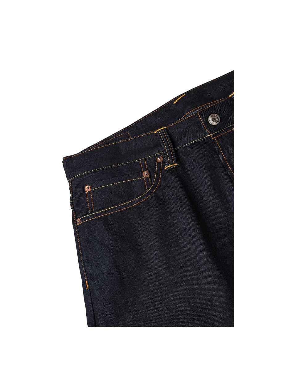 Evisu White Seagull Print Pockets Regular Fit Jeans