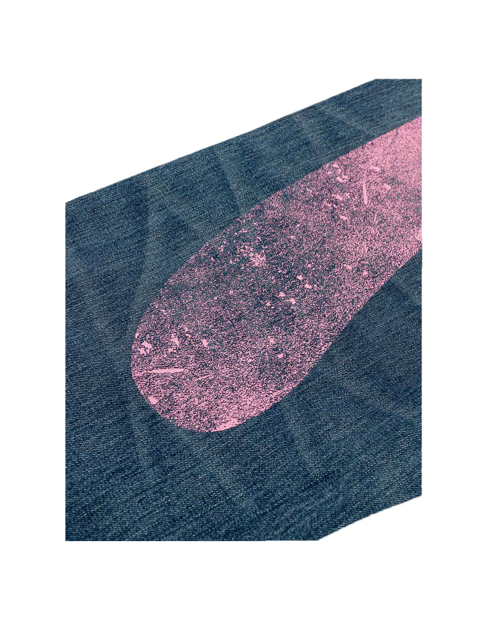 Evisu Pink Daicock Ripped Jeans