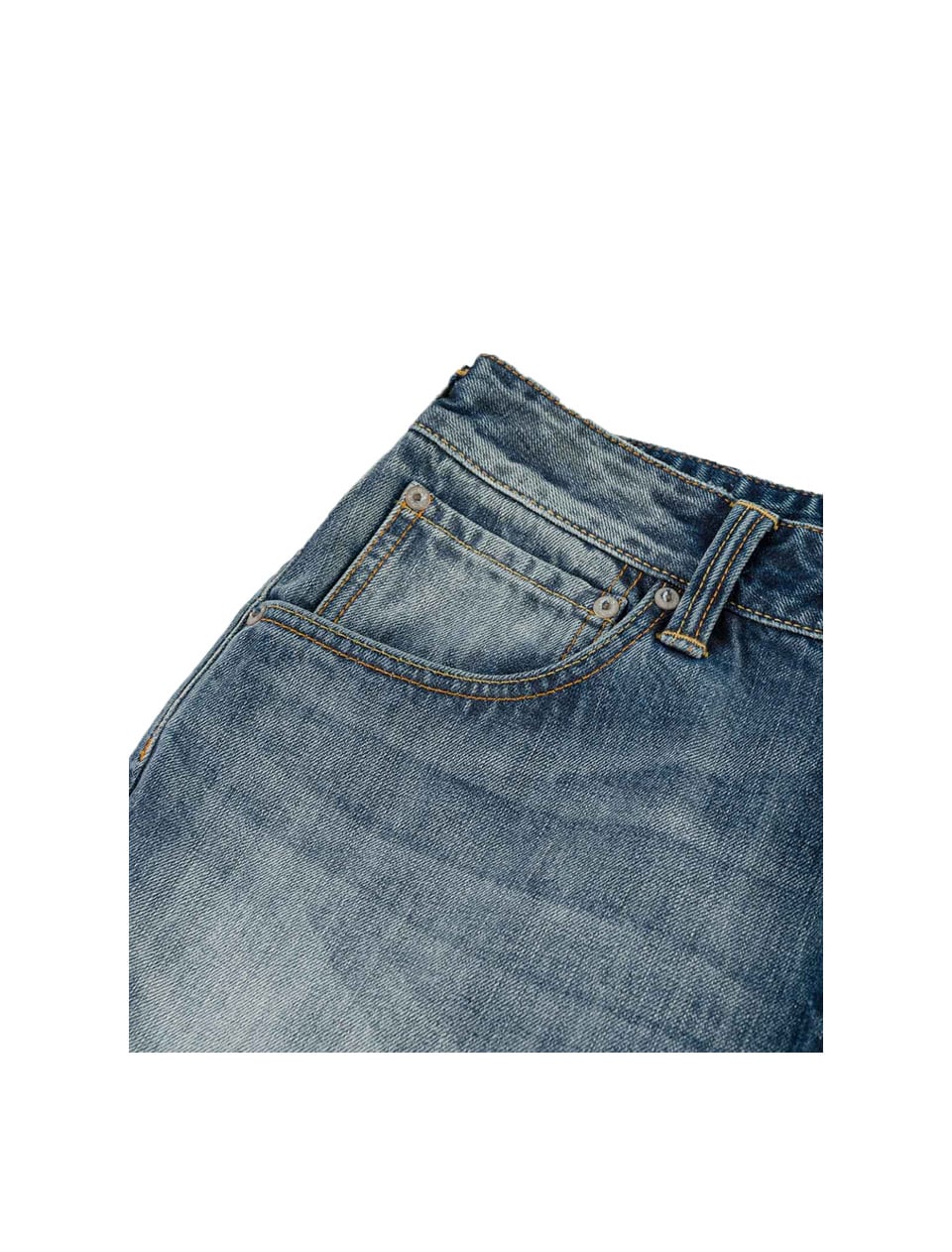 Evisu Pink Daicock Ripped Jeans
