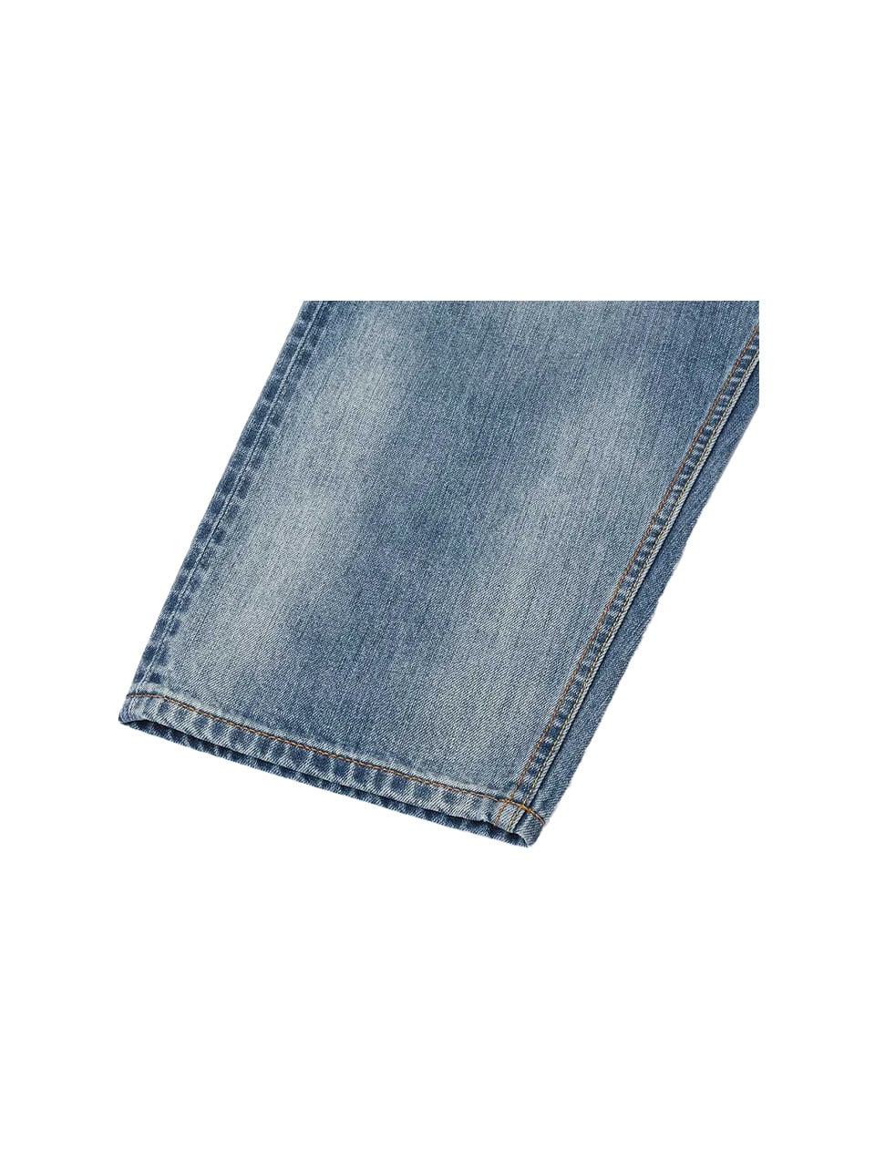 Evisu Ecru Daicock Print Loose Fit Jeans