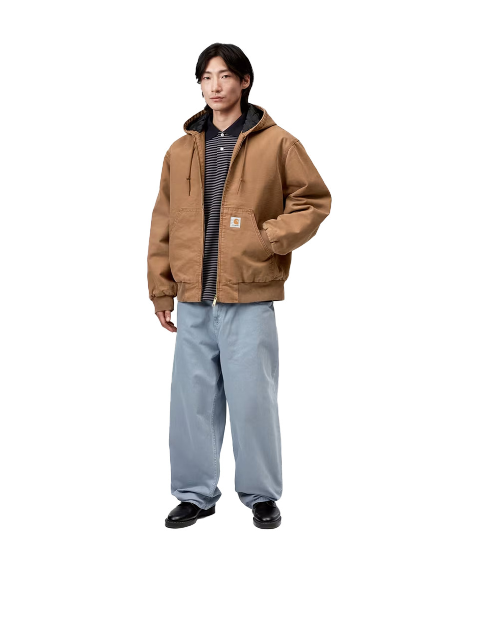 Carhartt WIP OG Active Jacket WIP Hamilton Brown Stone Canvas