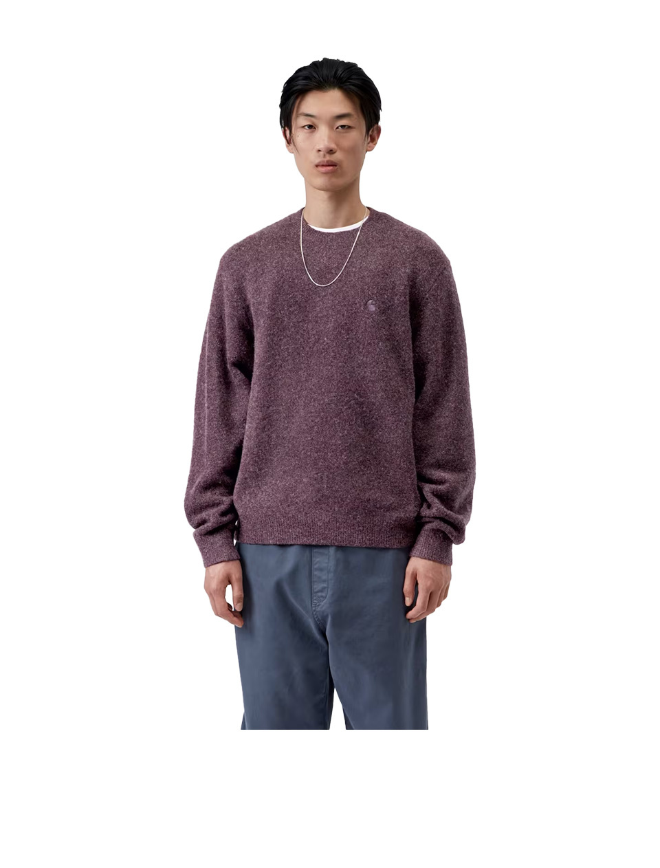 Carhartt WIP Curtis Sweater Tangled Shady Purple