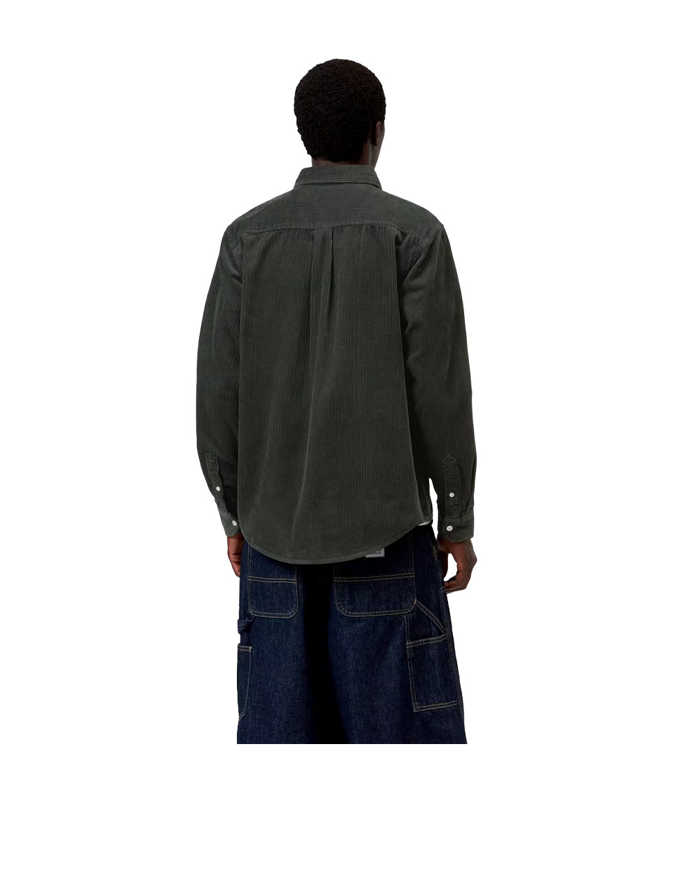 Carhartt WIP L/S Madison Cord Shirt Raven