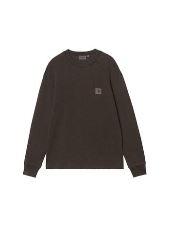 Carhartt WIP L/S Vista Waffle T-Shirt Tobacco Garment Dyed