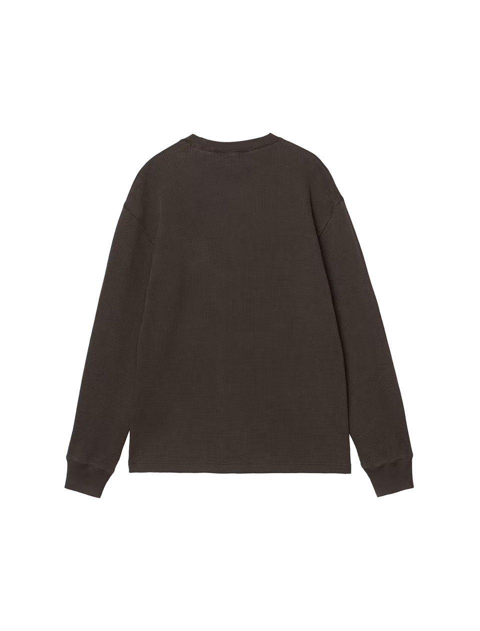 Carhartt WIP L/S Vista Waffle T-Shirt Tobacco Garment Dyed