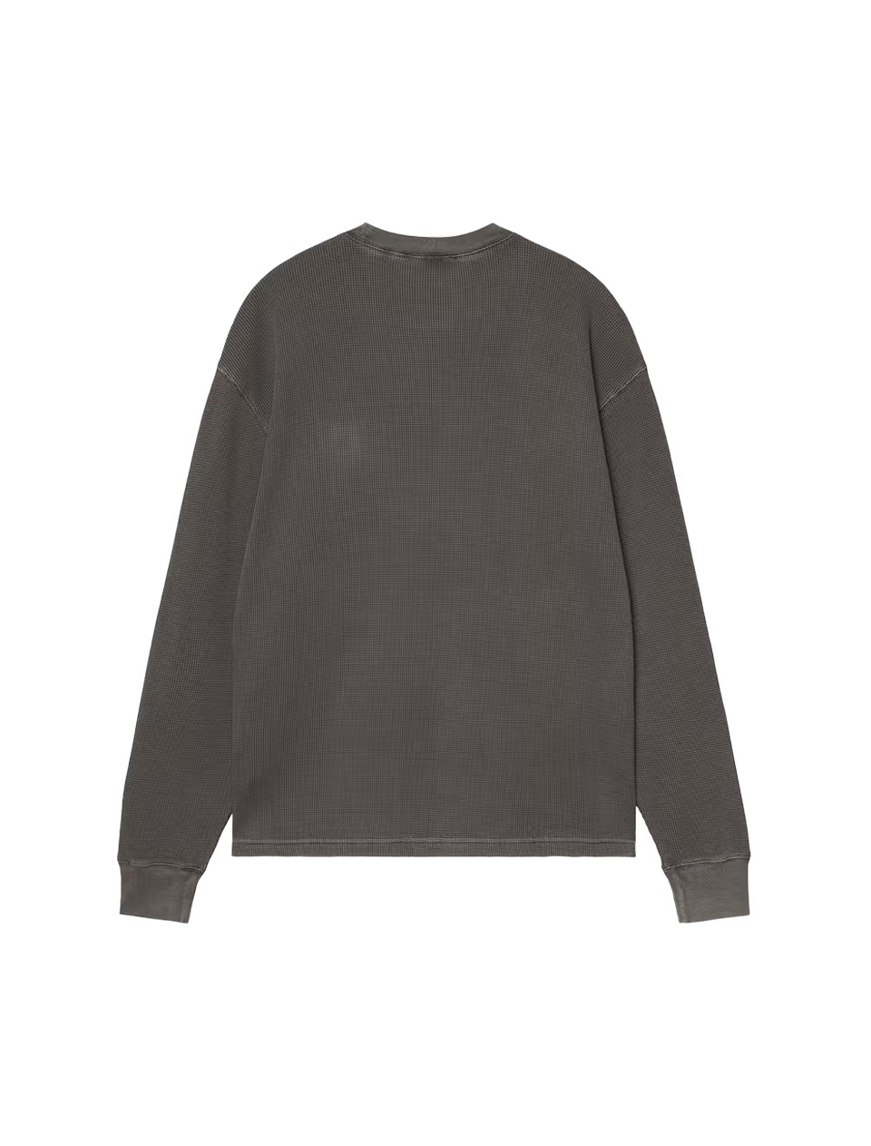 Carhartt WIP L/S Vista Waffle T-Shirt Black Garment Dyed