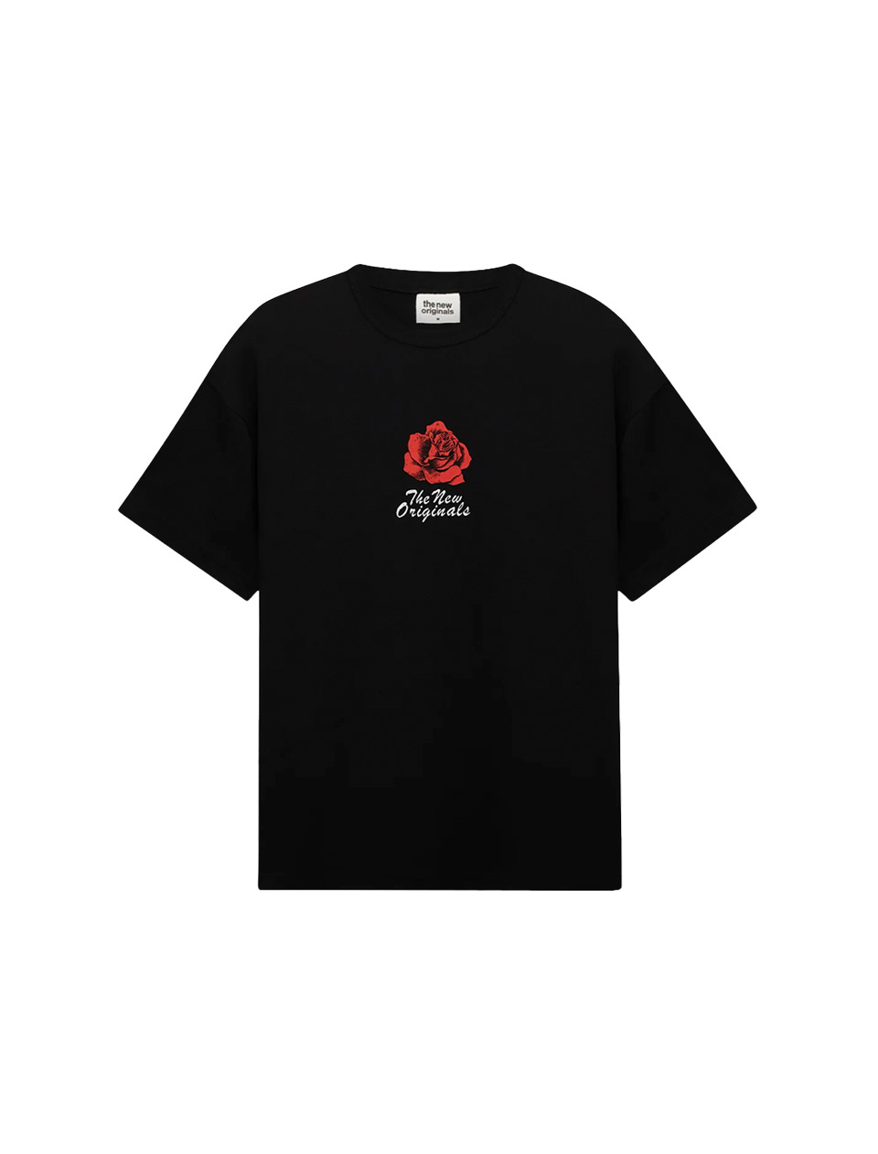 The New Originals Rose Tee Black
