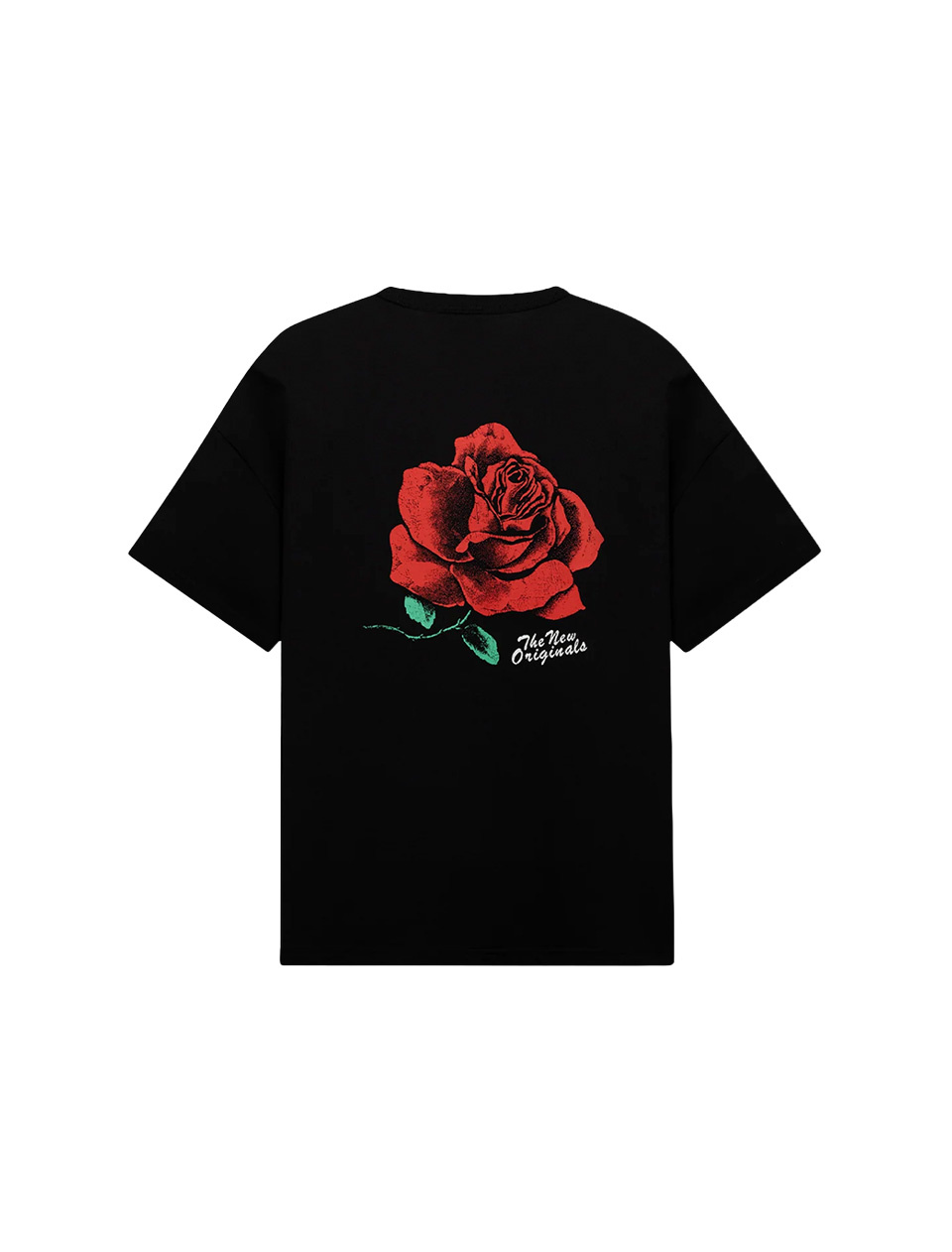 The New Originals Rose Tee Black