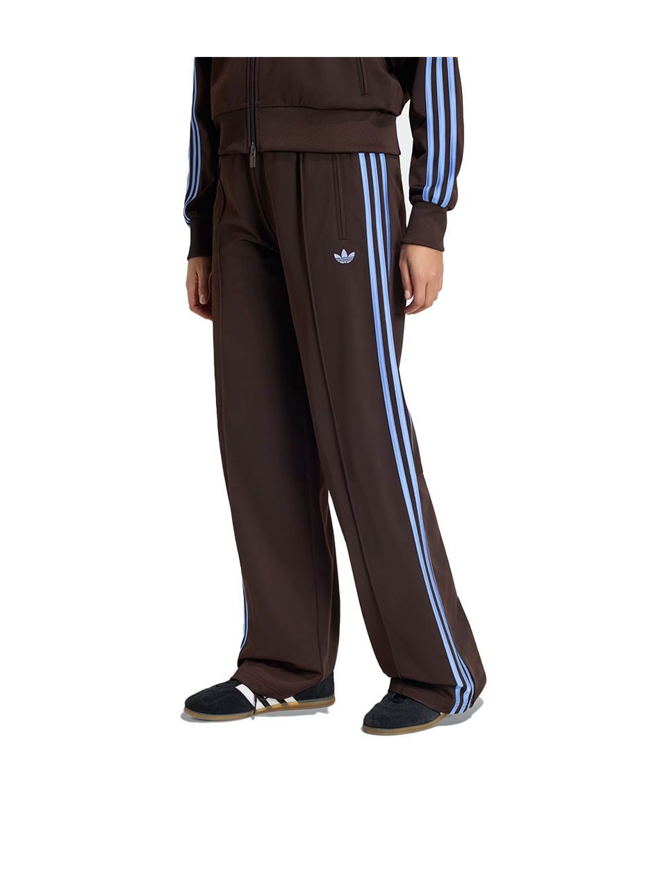 Adidas Firebird Loose Fit Trackpants Aurora Coffee Blue Fusion