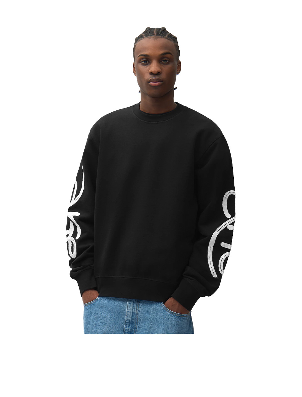 Arte Antwerp Swirl Crewneck Black