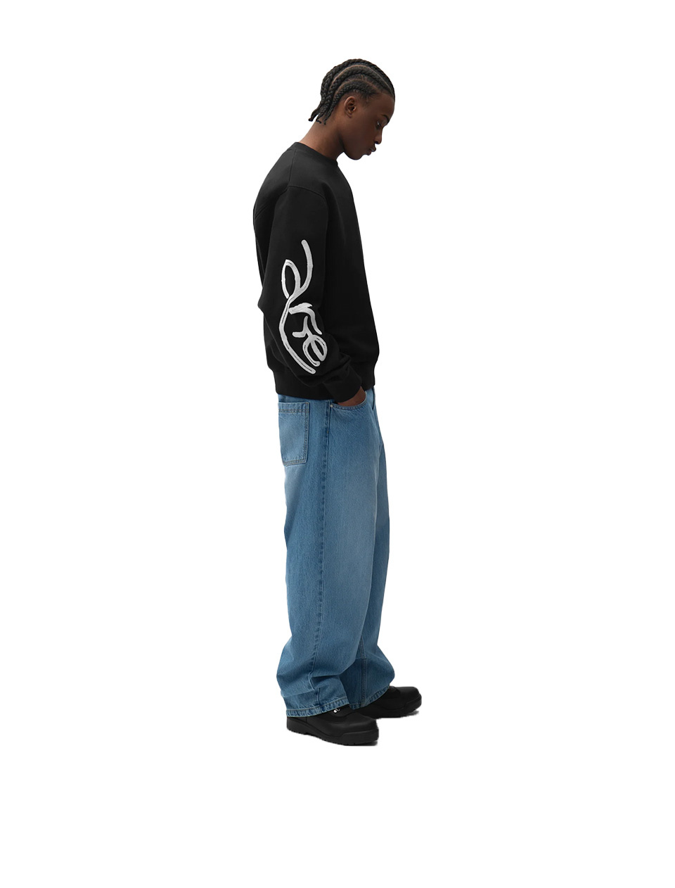Arte Antwerp Swirl Crewneck Black